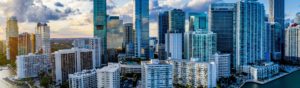 Miami skyline showing multifamily real estate trends in 2022