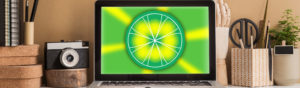 LimeWire on laptop screen